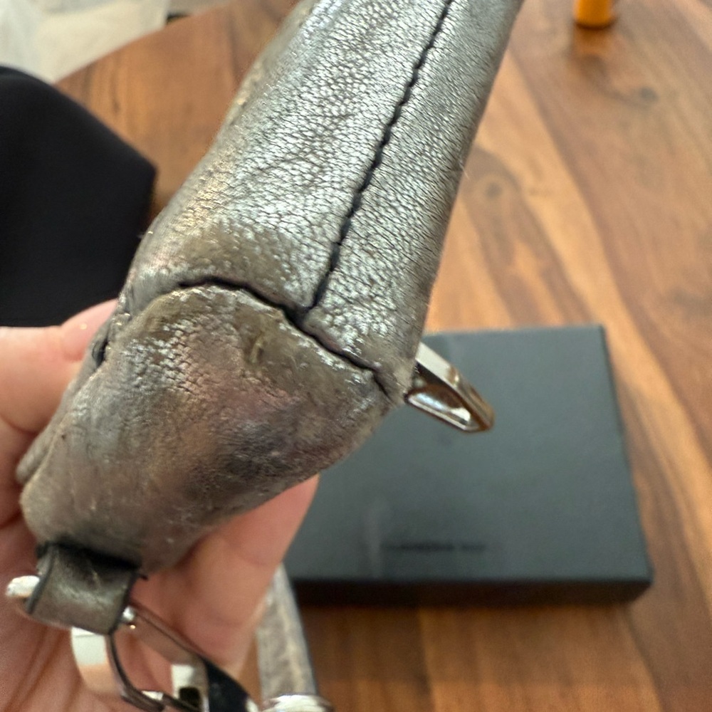 Alexander Wang Metallic Silver Wristlet - Picture 5 of 7